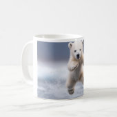 Mug Funny Alaska Polar Bear Cub (Devant gauche)