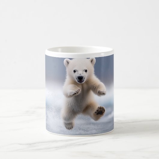 Mug Funny Alaska Polar Bear Cub (Centre)