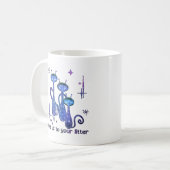 Mug Funny Alien Cats | Take Us To Your Litter (Devant gauche)