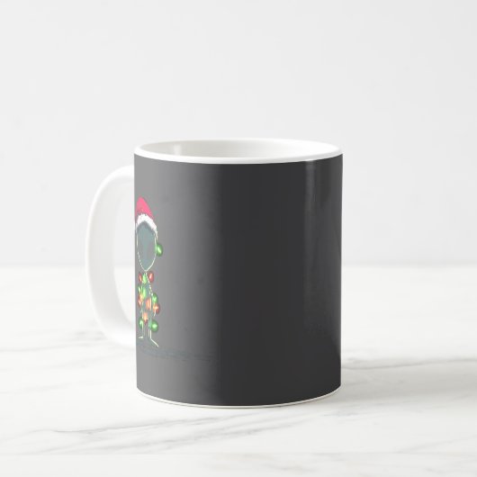 Mug Funny Alien Christmas Graphics Lights Lover Extrat (Devant gauche)