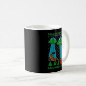 Mug Funny Alien Ufo Santa Sleigh Ugly Christmas Sweate (Devant droit)