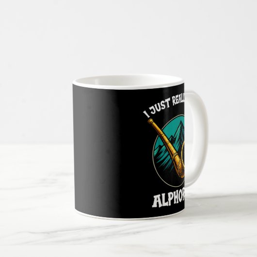 Mug Funny Alphorn  (Devant droit)