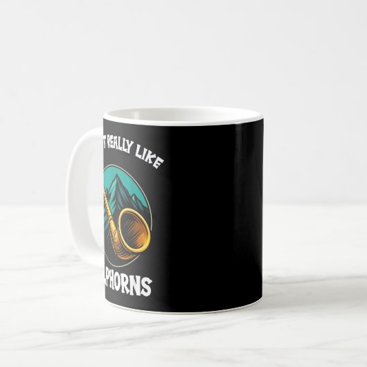 Mug Funny Alphorn  (Devant gauche)