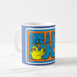 MUG FUNNY ANGRY DUCK 4X4 DUCKING DESIGN