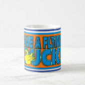 MUG FUNNY ANGRY DUCK 4X4 DUCKING DESIGN (Centre)