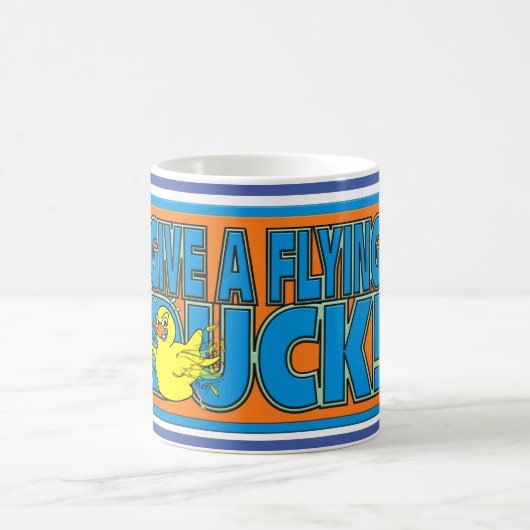 MUG FUNNY ANGRY DUCK 4X4 DUCKING DESIGN (Centre)
