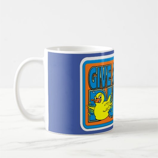 MUG FUNNY ANGRY DUCK 4X4 DUCKING DESIGN (Gauche)
