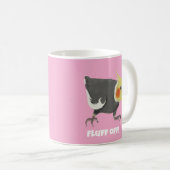 Mug Funny Angry Normal Grey Cockatiel Fluff Off (Devant droit)