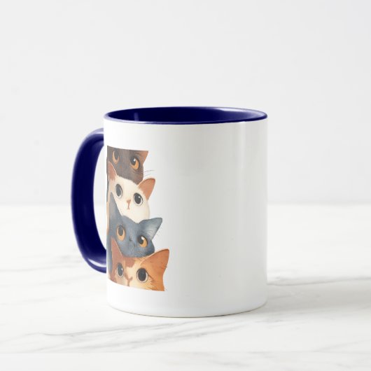 Mug Funny Animal Illustration Gift (Devant gauche)