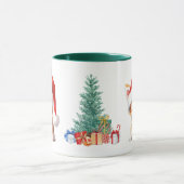 Mug Funny animaux Safari Chat Père Noël Costume de Noë (Centre)