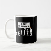 Mug Funny Anti-trump Evolution Litical Humor  (Gauche)