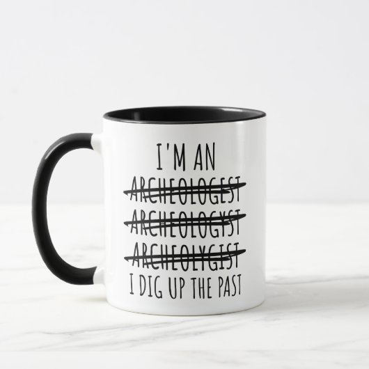 Mug Funny Archaeologist  (Gauche)
