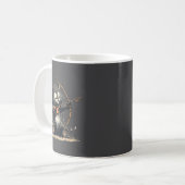 Mug Funny Archer Cat With Bow And Arrow Graphic Costum (Devant gauche)
