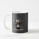 Mug Funny Archer Cat With Bow And Arrow Graphic Costum (Gauche)