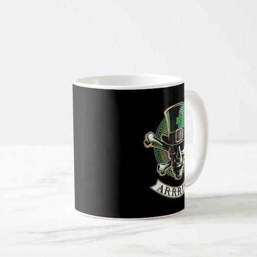 Mug Funny Arrish Irish Rate St Patricks Day Rate Men G (Devant droit)