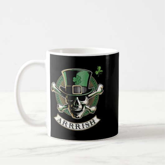 Mug Funny Arrish Irish Rate St Patricks Day Rate Men G (Gauche)