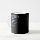 Mug Funny Audio Engineer Definition Sound Technician E (Devant gauche)