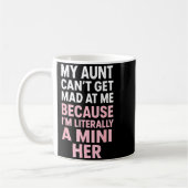 Mug Funny Aunt Niece Mini Her Matching Family Quote  (Gauche)