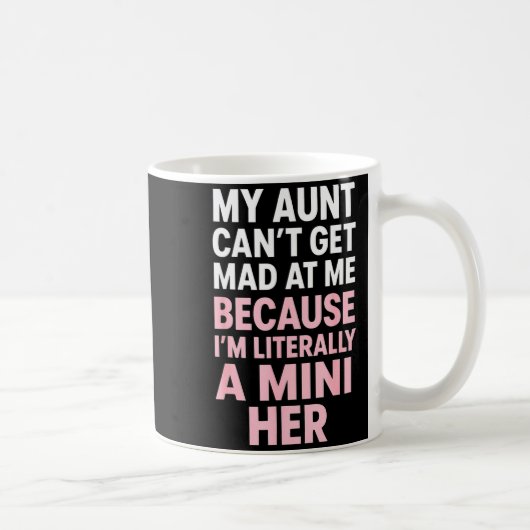 Mug Funny Aunt Niece Mini Her Matching Family Quote  (Droite)
