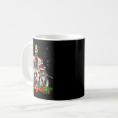 Mug Funny Australian Cattle Dog Dog Christmas Tree - B (Devant gauche)