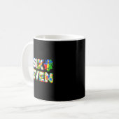 Mug Funny Autism 67 Six Seven Meme Autism Awareness 6 (Devant gauche)