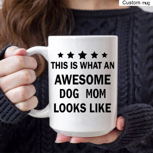 Mug Funny Awesome Chien Maman / Amoureux des chiens Ca