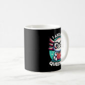 Mug Funny Axolotl Questions Cute Axolotl  (Devant droit)
