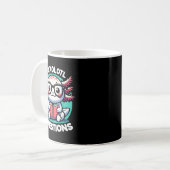 Mug Funny Axolotl Questions Cute Axolotl  (Devant gauche)