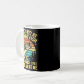 Mug Funny B Fishing Quote Angler Snnerbait Lure Humor (Devant gauche)
