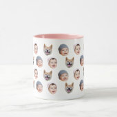 Mug Funny Baby Face Mug, Upload 3 Photos (Centre)