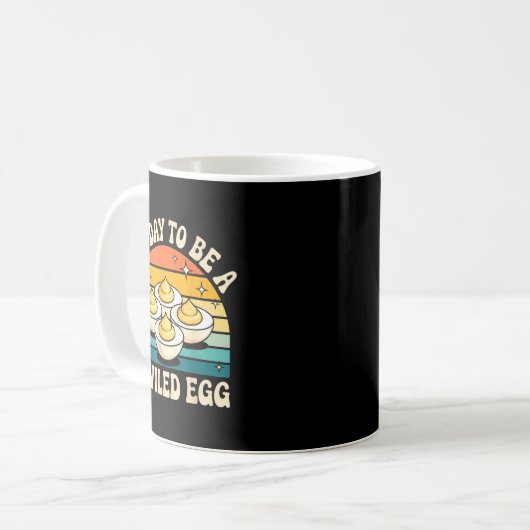 Mug Funny Bad Day To Be A Deviled Egg Meme (Devant gauche)