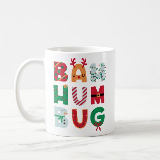 Mug Funny Bah Humbug (Gauche)