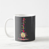 Mug Funny Banjo Christmas Graphics Lights Lover Player (Gauche)