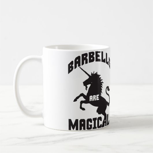 Mug Funny Barbell Lifting Gym Humour (Gauche)