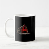 Mug Funny Barn Christmas Graphics Lights Lover Farm Fa (Gauche)