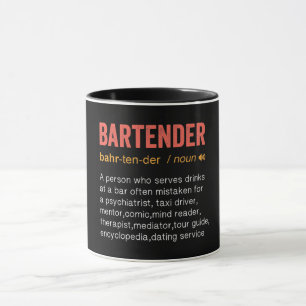 Mug Funny Bartender Définition