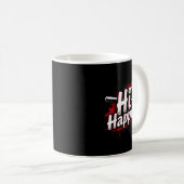 Mug Funny Baseball Quote Gift Hit Happens  (Devant droit)