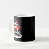 Mug Funny Baseball Santa 67 Christmas Xmas Pajamas Boy (Devant gauche)