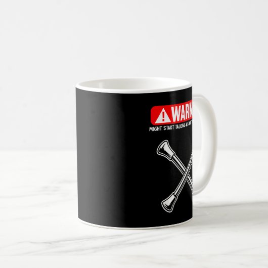 Mug Funny Baton Twirling (Devant droit)
