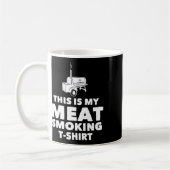Mug Funny Bbq Meat Smoking Design (Gauche)