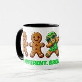 Mug Funny Be Different Break the Mold Gingerbread Homm (Devant gauche)