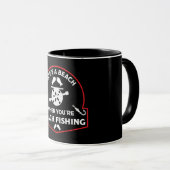 Mug Funny Beach Fishing (Devant droit)