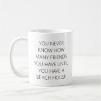 Funny Beach House Amis Dire Personnalisé