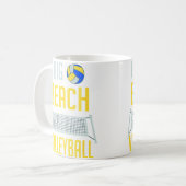 Mug Funny Beach Volleyball Player I Dig Beach Volleyba (Devant gauche)