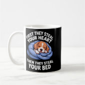 Mug Funny Beagle Design For Men Women Hound Beagle Dog (Gauche)