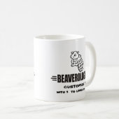 Mug Funny Beaver (Devant droit)