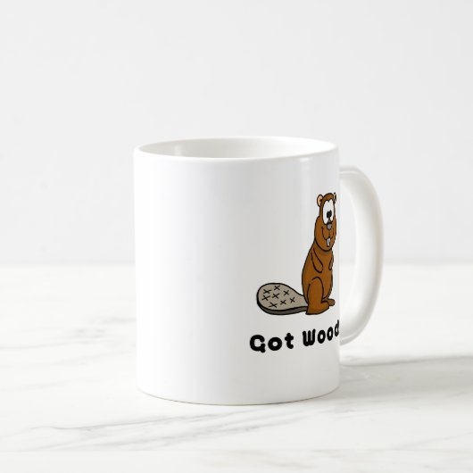 Mug Funny Beaver (Devant droit)