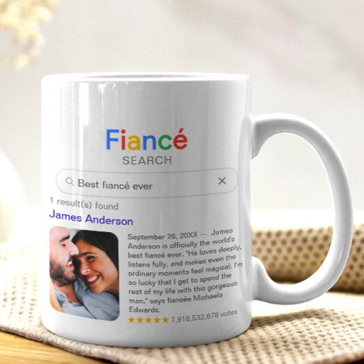 Mug Funny Best Fiancé Ever Search Result With Photo