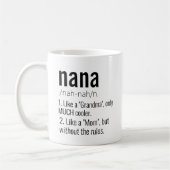 Mug Funny Best Nana Grandad Définition pour grand-père (Gauche)