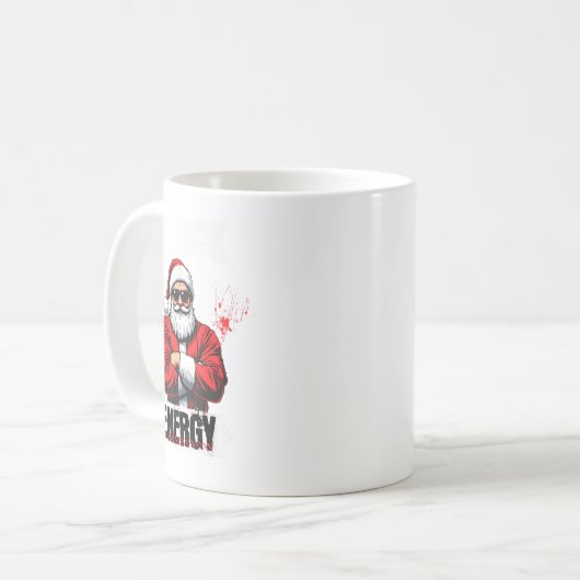 Mug Funny Big Nick Energy _ Santa Claus Noël 2024 (Devant gauche)